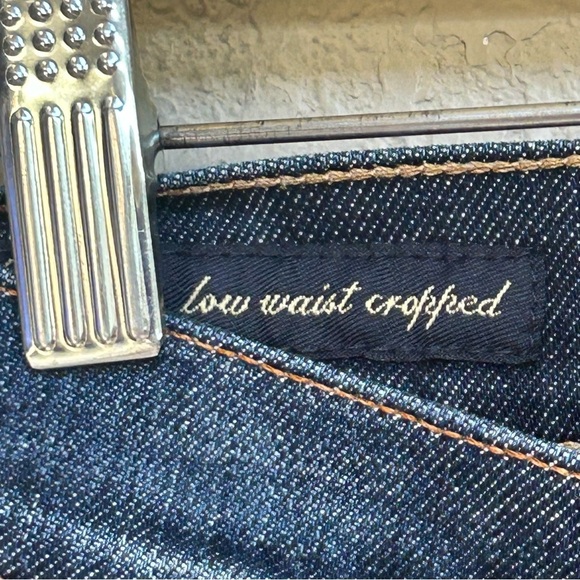 Citizens of Humanity Kelly Low Waist Cropped Straight Leg Jeans Dark Wash 28 - Picture 4 of 9